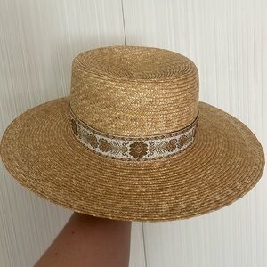 Lack of Color straw hat with removable band